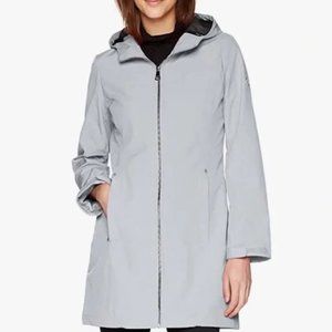 Calvin Klein Water Resistant Hooded Raincoat 4 Way Stretch Adjustable Cuff